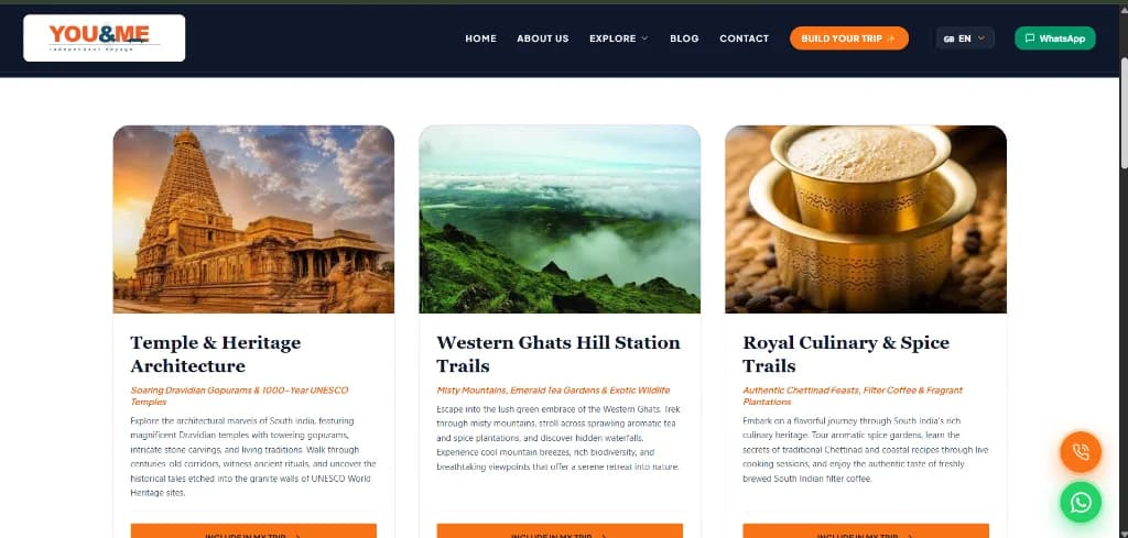 Interactive Day-by-Day Itineraries - You & Me Voyage