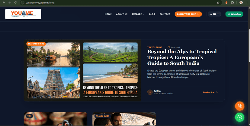 Blog and Articles