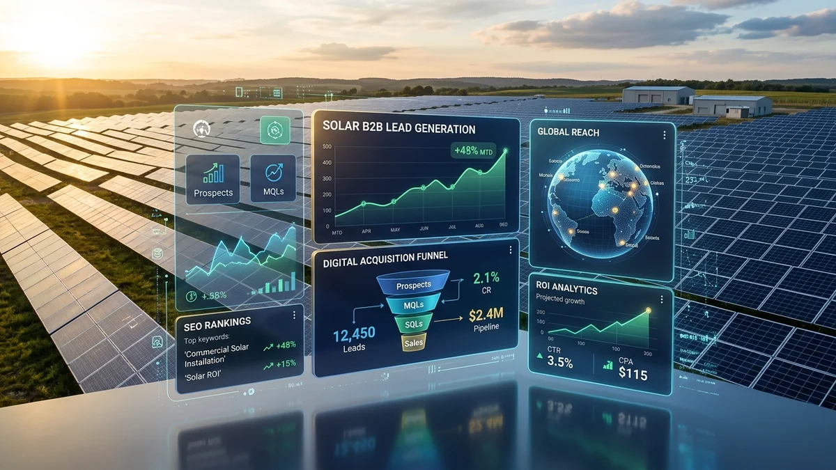 Digital Marketing for Solar Energy Companies: Scaling Global B2B Lead Generation preview